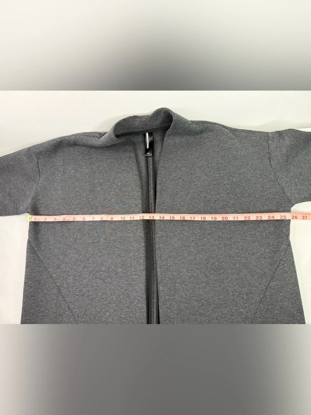 Mondetta Gray Knit Sweatshirt Cardigan Pockets Size Large